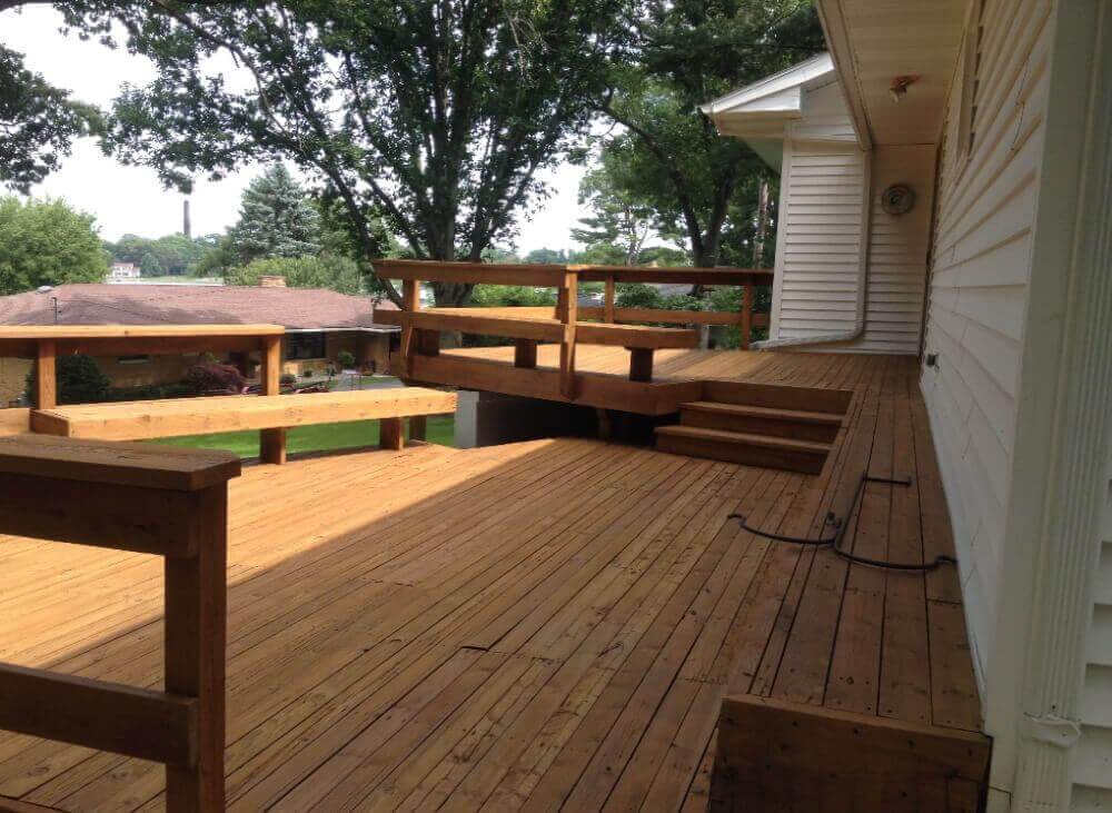 Deck Staining and Sealing Project