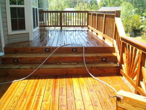 Deck Staining Cary Illinois